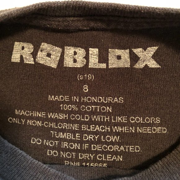 Boy's Roblox Black, Red, and White Tee - Picture 5 of 5